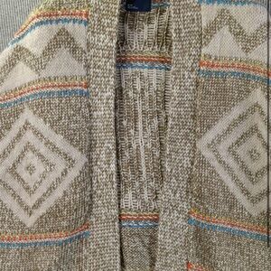 American Eagle Outfitters Multicolor Patterned Cardigan